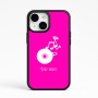 כיסוי בעיצוב אישי עם השם שלך לדגם - Apple iPhone 15 בעיצוב תקליטור - אזור מוזיקה