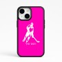 כיסוי בעיצוב אישי עם השם שלך לדגם - Apple iPhone 15 בעיצוב שחקן הוקי