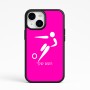 כיסוי בעיצוב אישי עם השם שלך לדגם - Apple iPhone 15 בעיצוב כדורגל אולימפי
