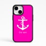 כיסוי בעיצוב אישי עם השם שלך לדגם - Apple iPhone 15 בעיצוב לעגן