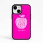 כיסוי בעיצוב אישי עם השם שלך לדגם - Apple iPhone 15 בעיצוב הדפס תפוח