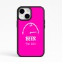 כיסוי בעיצוב אישי עם השם שלך לדגם - Apple iPhone 15 בעיצוב מיכל של בירה