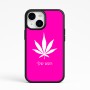 כיסוי בעיצוב אישי עם השם שלך לדגם - Apple iPhone 15 בעיצוב עלה מריחואנה - גראס