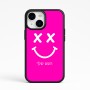 כיסוי בעיצוב אישי עם השם שלך לדגם - Apple iPhone 15 בעיצוב סמיילי