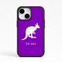 כיסוי בעיצוב אישי עם השם שלך לדגם - Apple iPhone 15 בעיצוב קנגורו