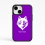 כיסוי בעיצוב אישי עם השם שלך לדגם - Apple iPhone 15 בעיצוב זאב