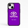 כיסוי בעיצוב אישי עם השם שלך לדגם - Apple iPhone 15 בעיצוב טויוטה