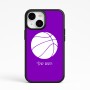 כיסוי בעיצוב אישי עם השם שלך לדגם - Apple iPhone 15 בעיצוב כדורסל