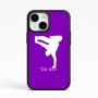 כיסוי בעיצוב אישי עם השם שלך לדגם - Apple iPhone 15 בעיצוב ברייקדאנס