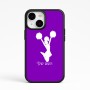 כיסוי בעיצוב אישי עם השם שלך לדגם - Apple iPhone 15 בעיצוב מעודדת