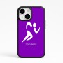 כיסוי בעיצוב אישי עם השם שלך לדגם - Apple iPhone 15 בעיצוב רצים אולימפיים