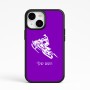 כיסוי בעיצוב אישי עם השם שלך לדגם - Apple iPhone 15 בעיצוב אופנוע שלג