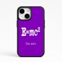כיסוי בעיצוב אישי עם השם שלך לדגם - Apple iPhone 15 בעיצוב נוסחת אלברט איינשטיין
