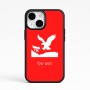 כיסוי בעיצוב אישי עם השם שלך לדגם - Apple iPhone 15 בעיצוב נשר אמריקאי