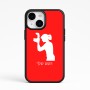 כיסוי בעיצוב אישי עם השם שלך לדגם - Apple iPhone 15 בעיצוב צלמת - אישה