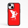 כיסוי בעיצוב אישי עם השם שלך לדגם - Apple iPhone 15 בעיצוב קופידון