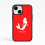 כיסוי בעיצוב אישי עם השם שלך לדגם - Apple iPhone 15 בעיצוב בתולת ים - אישה