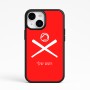 כיסוי בעיצוב אישי עם השם שלך לדגם - Apple iPhone 15 בעיצוב כדור בסיס