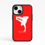 כיסוי בעיצוב אישי עם השם שלך לדגם - Apple iPhone 15 בעיצוב ברייקדאנס