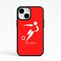 כיסוי בעיצוב אישי עם השם שלך לדגם - Apple iPhone 15 בעיצוב כדורגל אולימפי