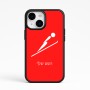 כיסוי בעיצוב אישי עם השם שלך לדגם - Apple iPhone 15 בעיצוב קפיצת סקי אולימפית