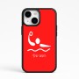 כיסוי בעיצוב אישי עם השם שלך לדגם - Apple iPhone 15 בעיצוב כדור מים אולימפי