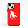 כיסוי בעיצוב אישי עם השם שלך לדגם - Apple iPhone 15 בעיצוב סקי
