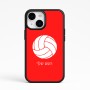 כיסוי בעיצוב אישי עם השם שלך לדגם - Apple iPhone 15 בעיצוב כדור כדורעף