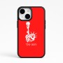 כיסוי בעיצוב אישי עם השם שלך לדגם - Apple iPhone 15 בעיצוב פסל החירות