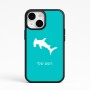 כיסוי בעיצוב אישי עם השם שלך לדגם - Apple iPhone 15 בעיצוב כריש ראש פטיש