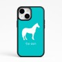 כיסוי בעיצוב אישי עם השם שלך לדגם - Apple iPhone 15 בעיצוב סוס