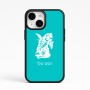 כיסוי בעיצוב אישי עם השם שלך לדגם - Apple iPhone 15 בעיצוב ארנב מחזיק גזר
