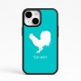 כיסוי בעיצוב אישי עם השם שלך לדגם - Apple iPhone 15 בעיצוב תרנגול