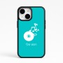 כיסוי בעיצוב אישי עם השם שלך לדגם - Apple iPhone 15 בעיצוב תקליטור - אזור מוזיקה