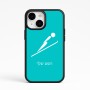 כיסוי בעיצוב אישי עם השם שלך לדגם - Apple iPhone 15 בעיצוב קפיצת סקי אולימפית
