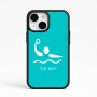 כיסוי בעיצוב אישי עם השם שלך לדגם - Apple iPhone 15 בעיצוב כדור מים אולימפי
