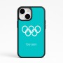 כיסוי בעיצוב אישי עם השם שלך לדגם - Apple iPhone 15 בעיצוב אולימפי