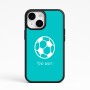 כיסוי בעיצוב אישי עם השם שלך לדגם - Apple iPhone 15 בעיצוב כדורגל כדור כדורגל