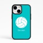 כיסוי בעיצוב אישי עם השם שלך לדגם - Apple iPhone 15 בעיצוב כדור כדורעף