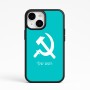 כיסוי בעיצוב אישי עם השם שלך לדגם - Apple iPhone 15 בעיצוב פטיש ומגל