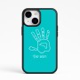 כיסוי בעיצוב אישי עם השם שלך לדגם - Apple iPhone 15 בעיצוב יד