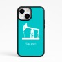 כיסוי בעיצוב אישי עם השם שלך לדגם - Apple iPhone 15 בעיצוב באר נפט