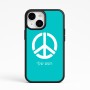 כיסוי בעיצוב אישי עם השם שלך לדגם - Apple iPhone 15 בעיצוב סמל השלום