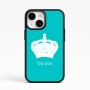 כיסוי בעיצוב אישי עם השם שלך לדגם - Apple iPhone 15 בעיצוב כתר מלכותי