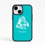 כיסוי בעיצוב אישי עם השם שלך לדגם - Apple iPhone 15 בעיצוב סנטה קלאוס