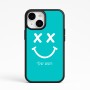 כיסוי בעיצוב אישי עם השם שלך לדגם - Apple iPhone 15 בעיצוב סמיילי
