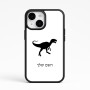 כיסוי בעיצוב אישי עם השם שלך לדגם - Apple iPhone 15 בעיצוב דינוזאור