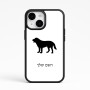 כיסוי בעיצוב אישי עם השם שלך לדגם - Apple iPhone 15 בעיצוב כלב