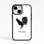 כיסוי בעיצוב אישי עם השם שלך לדגם - Apple iPhone 15 בעיצוב תרנגול