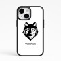 כיסוי בעיצוב אישי עם השם שלך לדגם - Apple iPhone 15 בעיצוב זאב